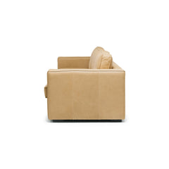 Maury 3 Seater Leather Sofa - Ecru
