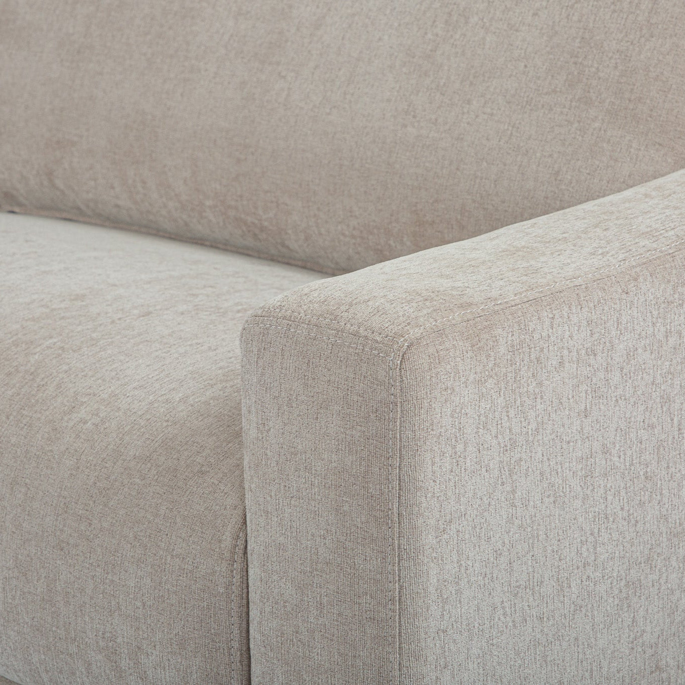 Asha 3 Seater Sofa - Latte