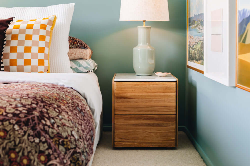 Cube Bedside Marble Top