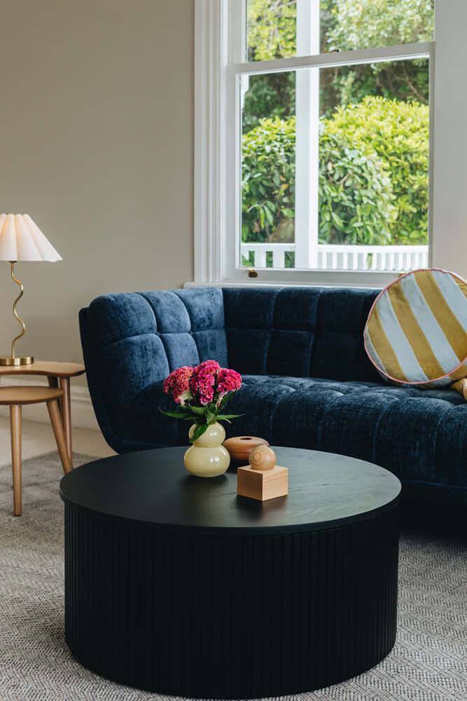 Palliser Black Round Coffee Table
