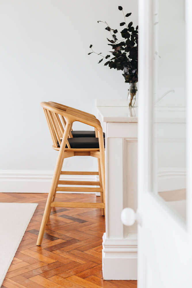 Nord Bar Stool - Black Oak