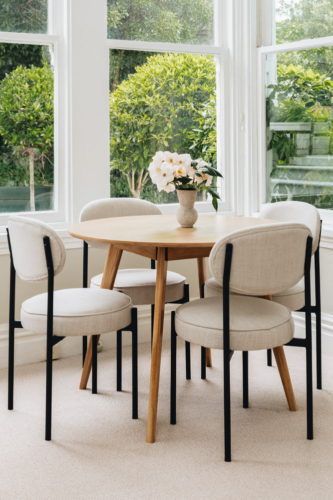 Harmony Dining Chair Ash Linen