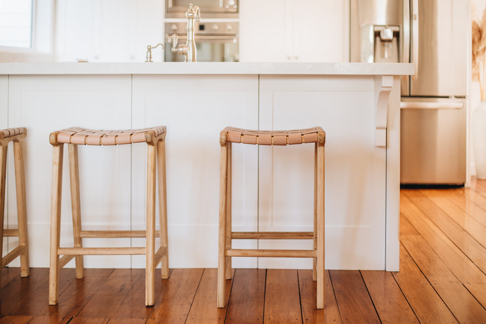 Indo Bar Stool - Plush Pink