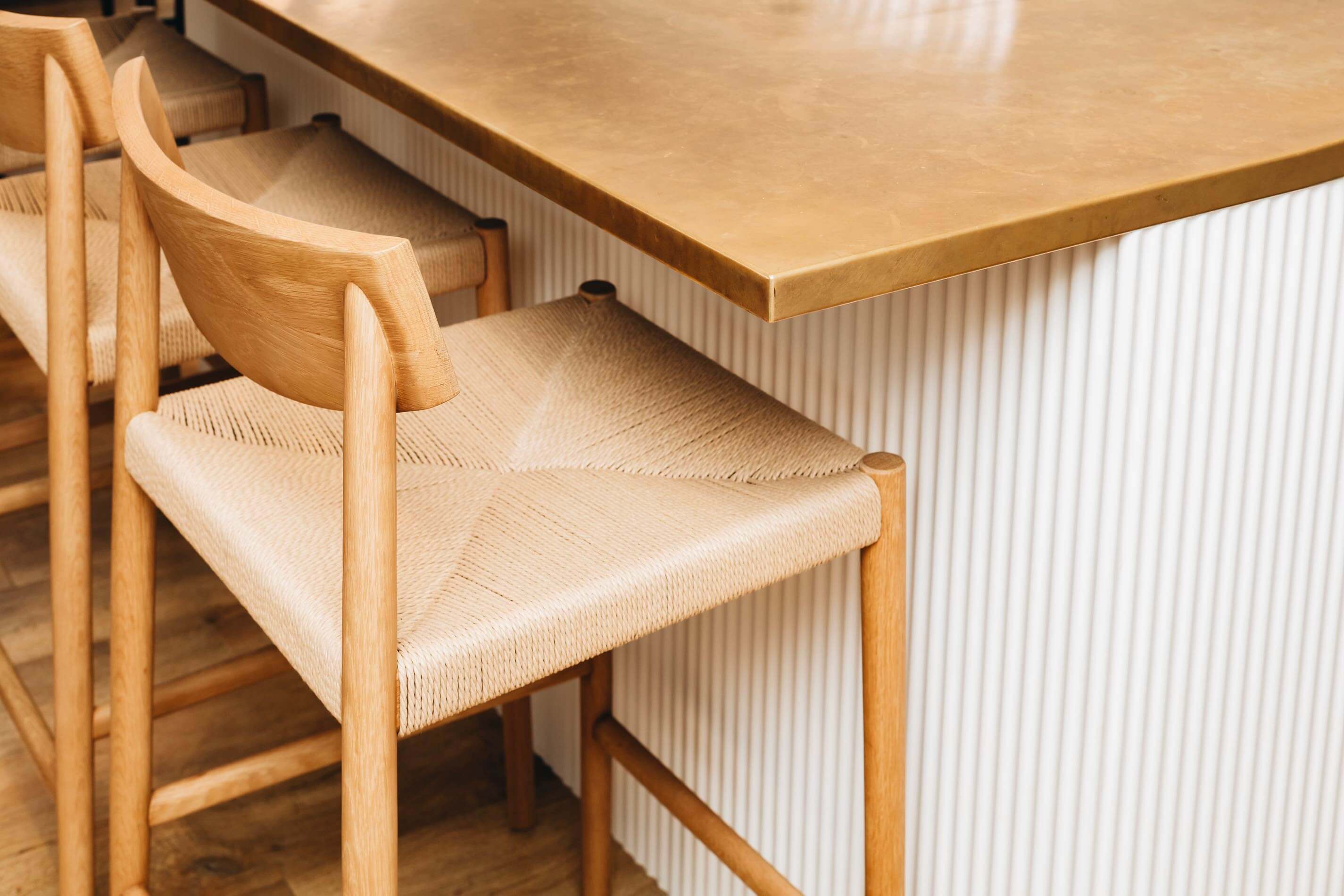 Ingrid Bar Stool - Natural Oak