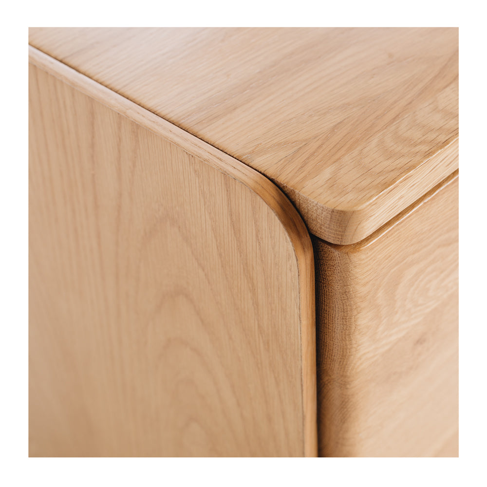 Cube Bedside Natural Oak