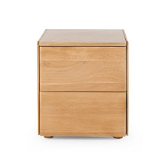 Cube Bedside Natural Oak