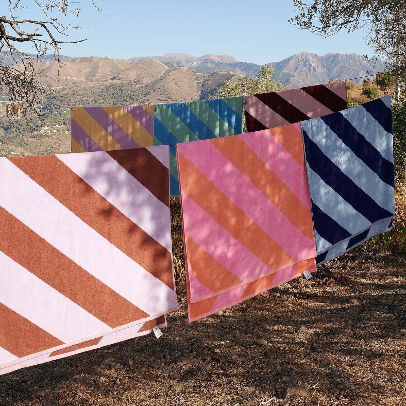 Beach/Bath Towel - Sherbet Stripes