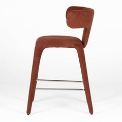 Be-til Juice Bar Stool - Burnt Sienna