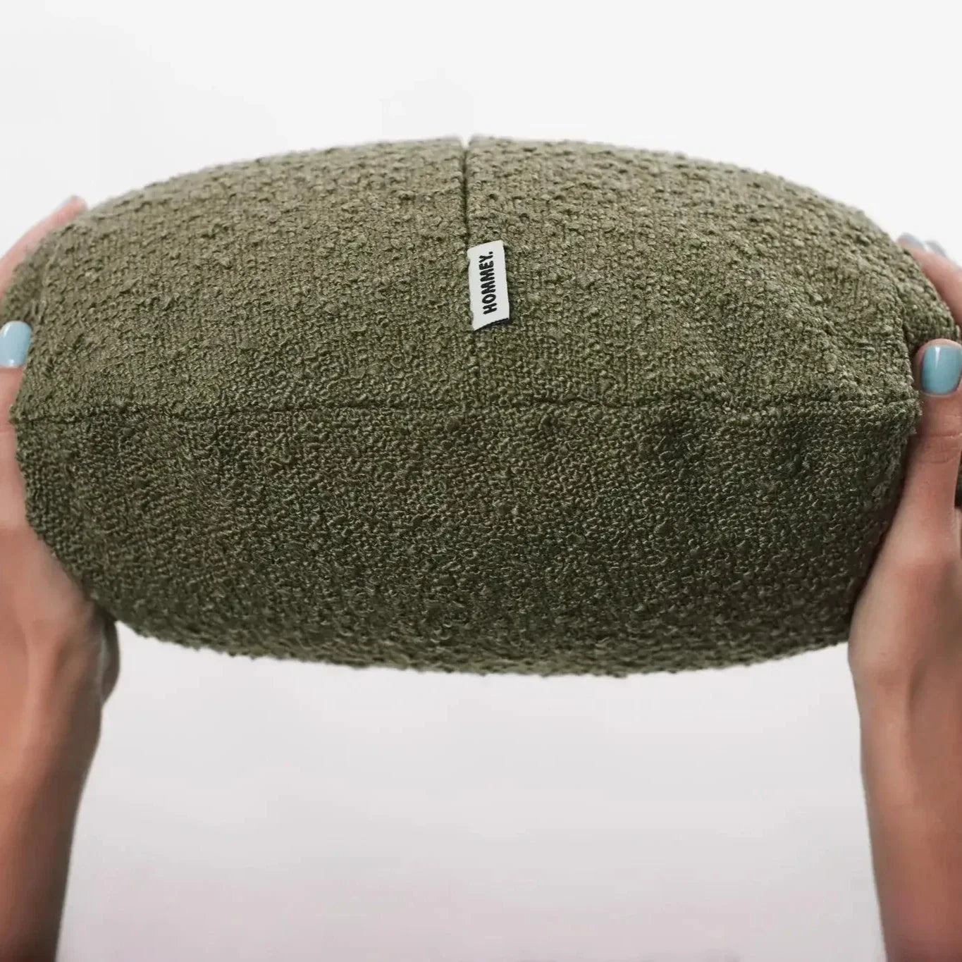 Junior Boucle - Olive Cushion