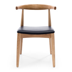 Elbow Dining Chair - Natural Oak