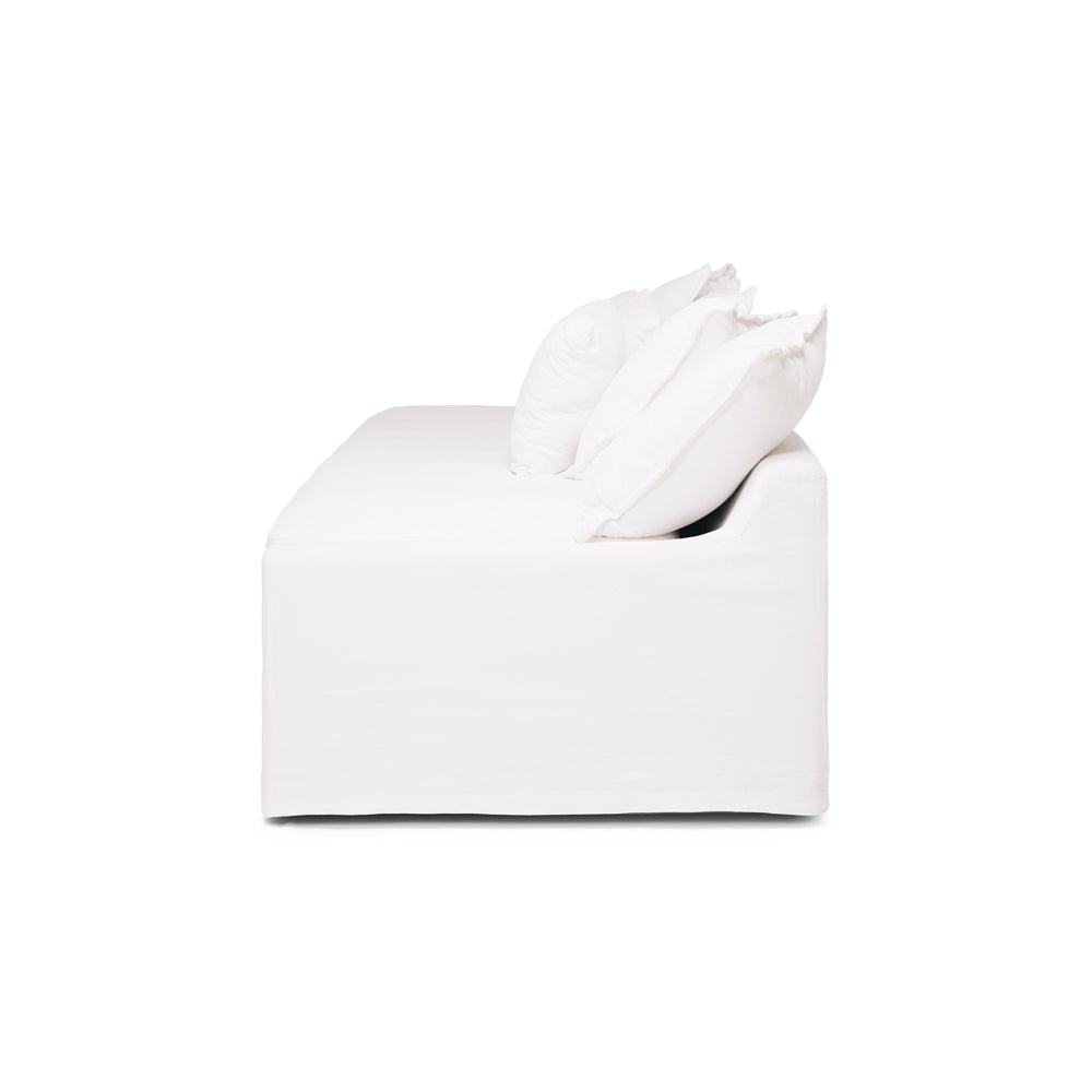 Cloud/Daybed Slipcover 3 Seater Sofa (White)