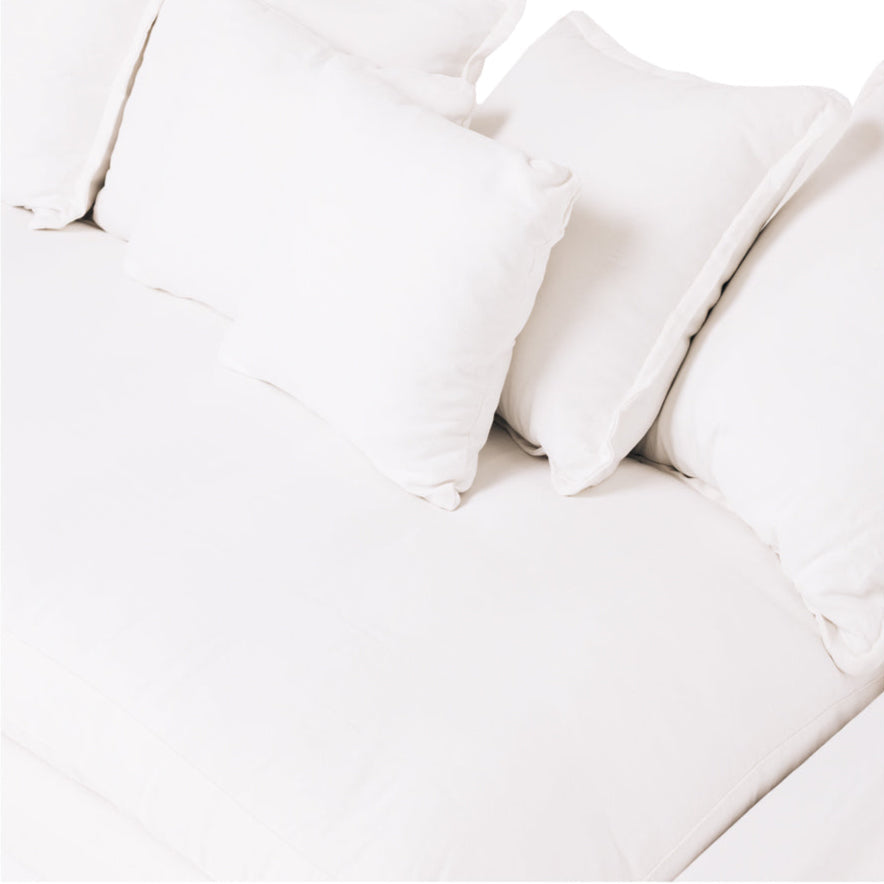 Cloud/Daybed Slipcover 3 Seater Sofa (White)