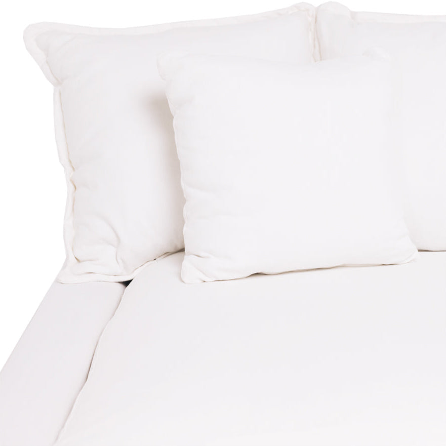 Cloud/Daybed Slipcover 3 Seater Sofa (White)