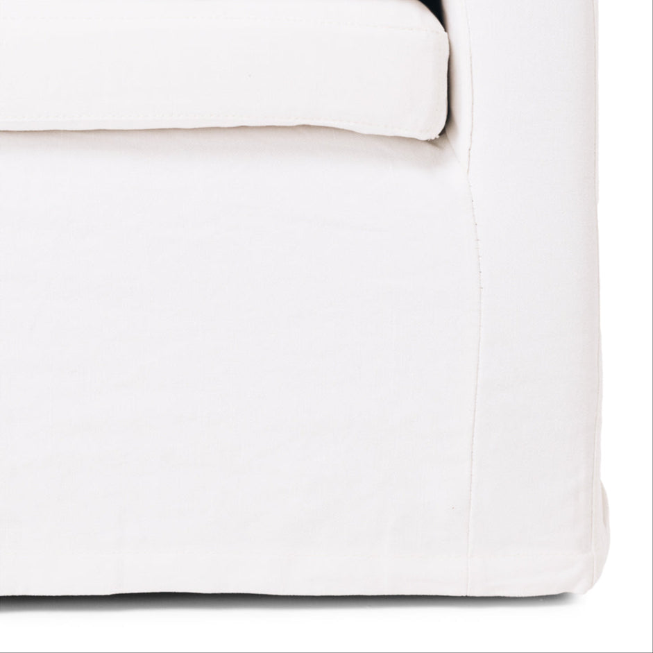 Cloud/Daybed Slipcover 3 Seater Sofa (White)