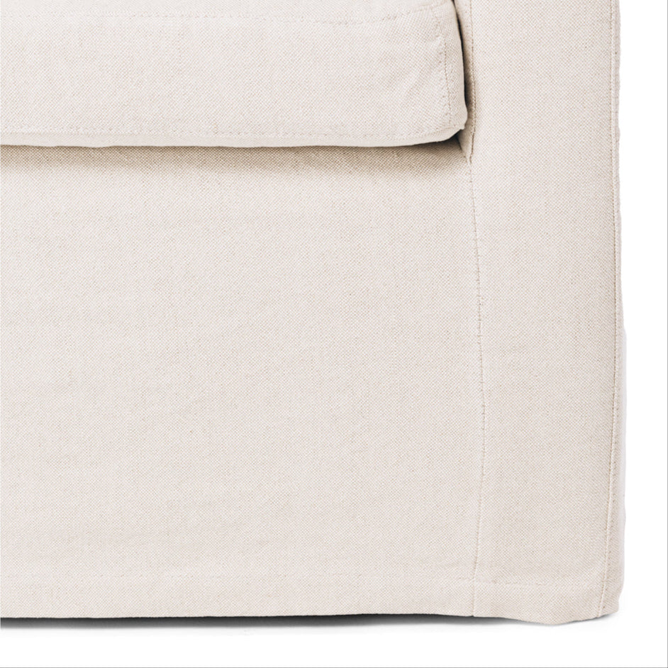 Cloud/Daybed Slipcover 3 Seater Sofa (Oatmeal)