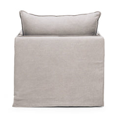 Hamilton Slipcover Armchair - Cement