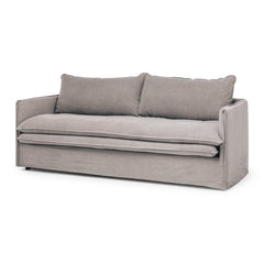 Hamilton Slipcover 3 Seater Sofa - Cement