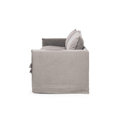 Hamilton Slipcover 3 Seater Sofa - Cement
