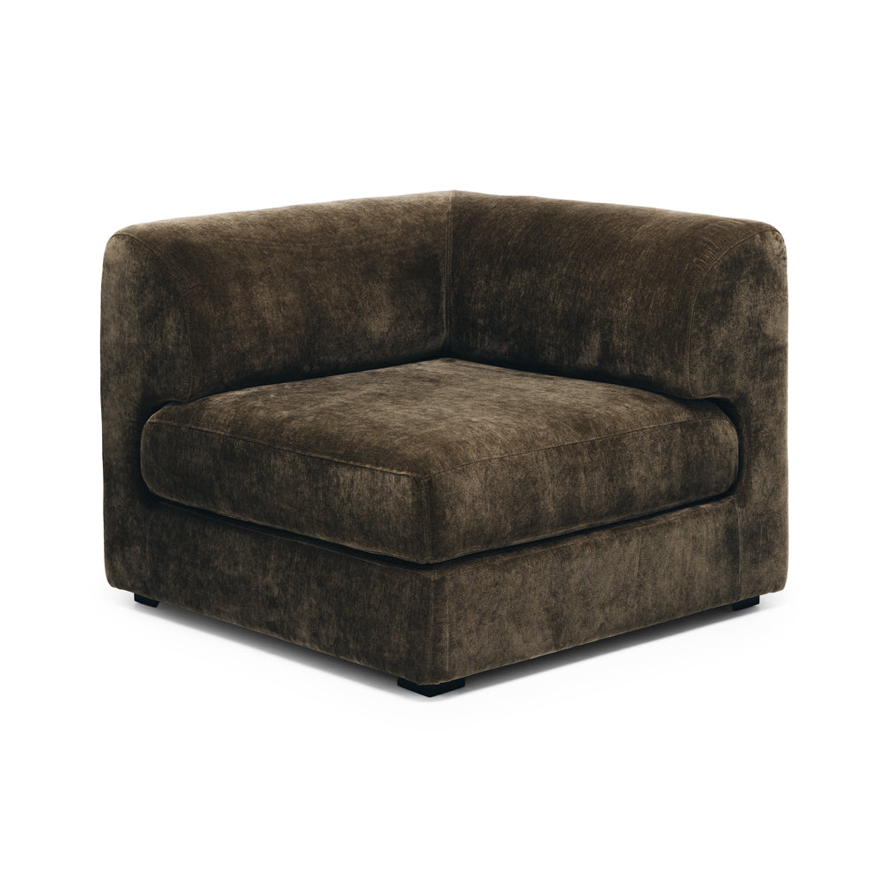 Harmony 5 Seater Modular Corner Sofa - Olive
