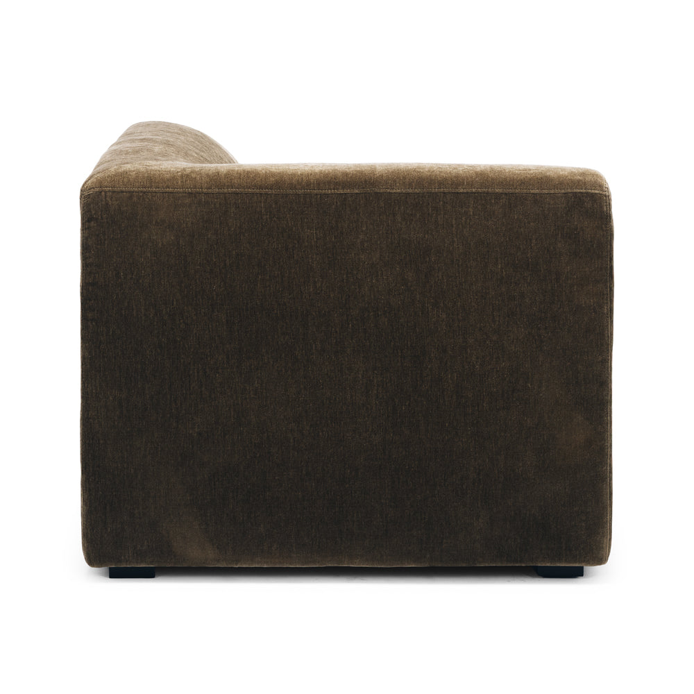 Harmony 5 Seater Modular Corner Sofa - Olive