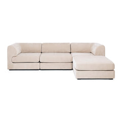 Harmony 3 Seater Modular Chaise Sofa - Sand