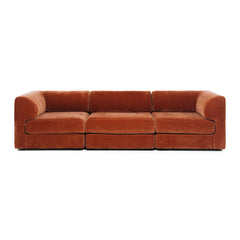 Harmony 3 Seater Modular Sofa - Rust