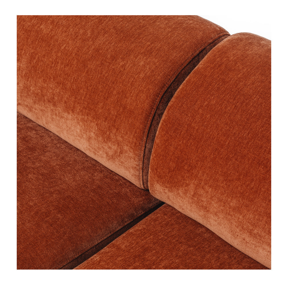 Harmony 5 Seater Modular Corner Sofa - Rust