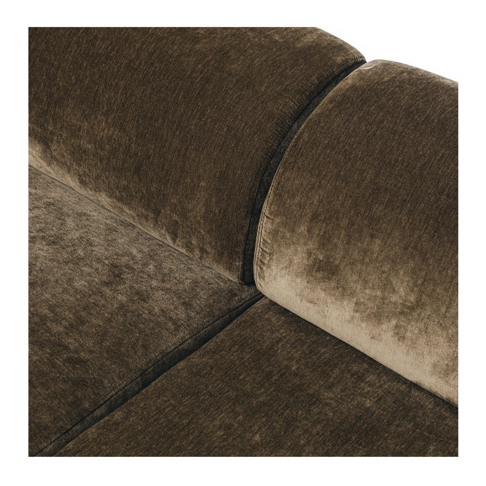 Harmony 5 Seater Modular Corner Sofa - Olive