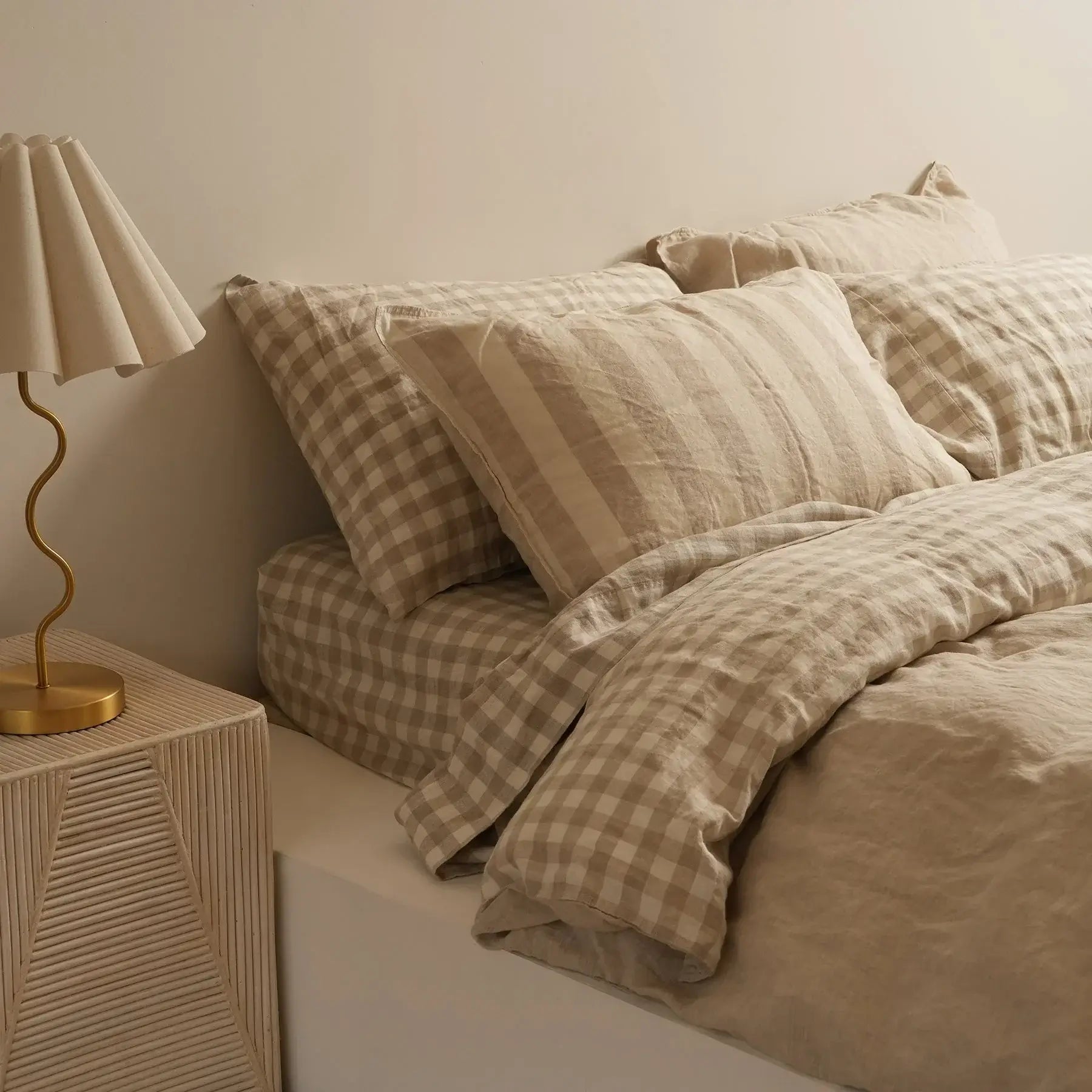 French Flax Linen Reversible Duvet