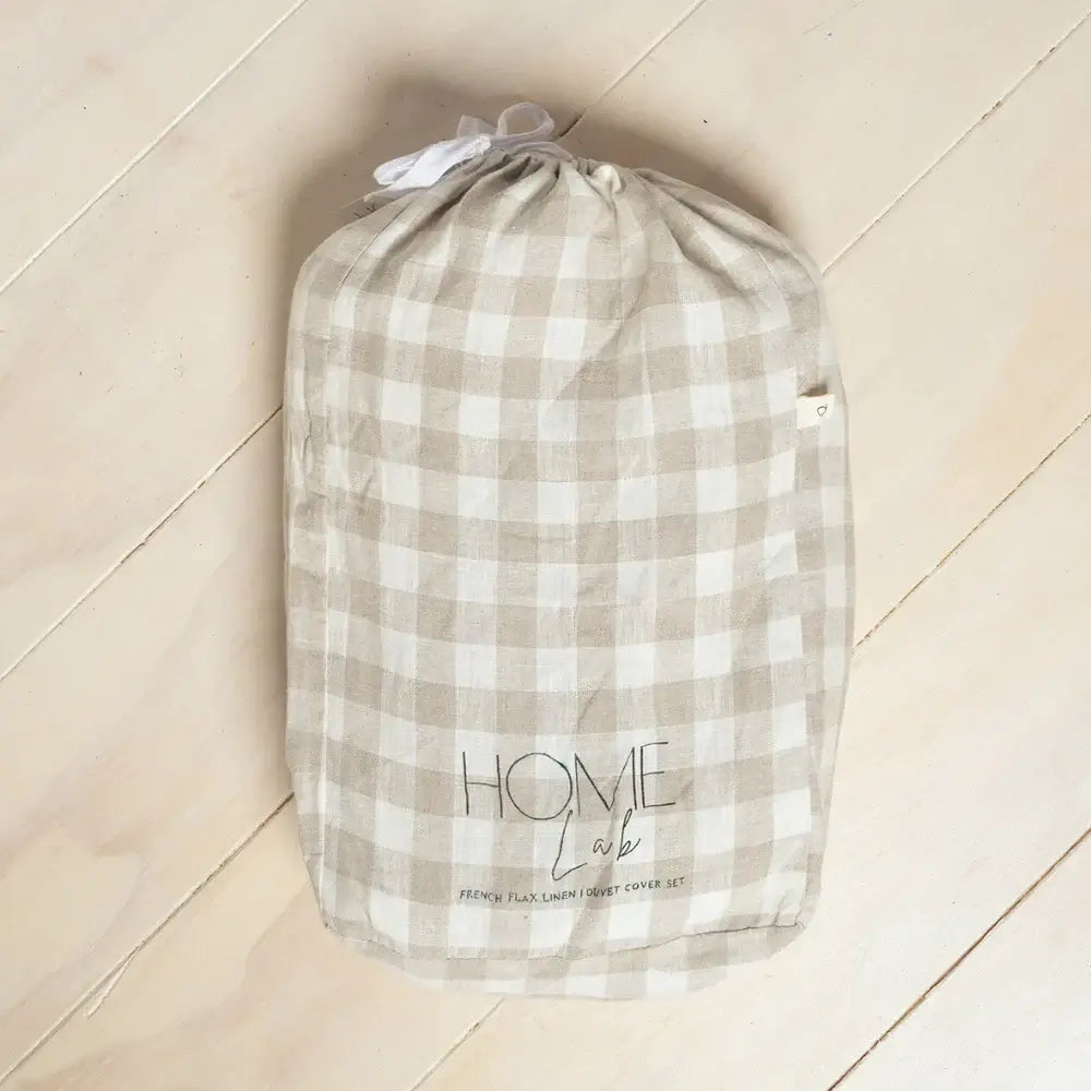 French Flax Linen Reversible Duvet