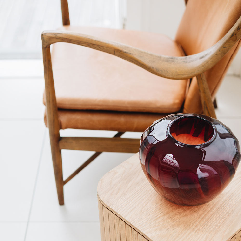 Finn Armchair - Cognac Waxed Leather