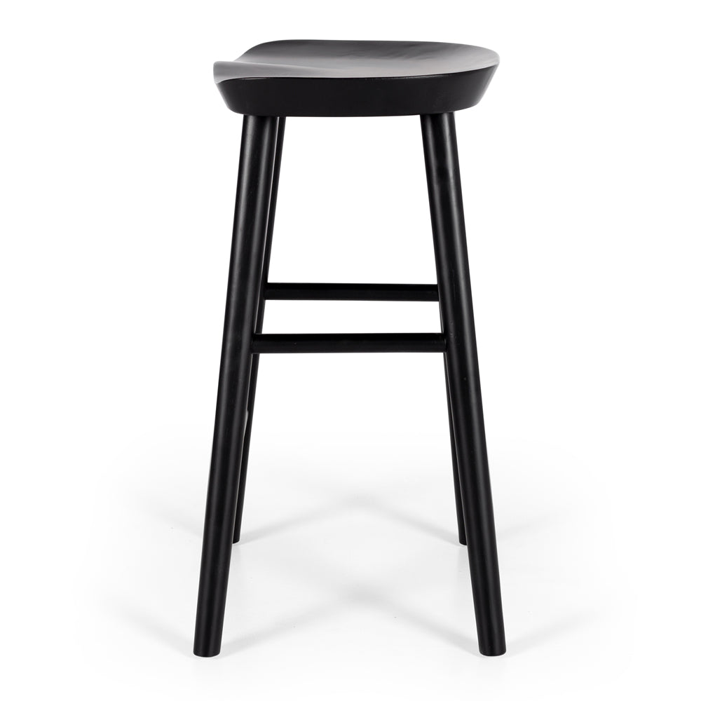 Fuji Bar Stool - Black Oak