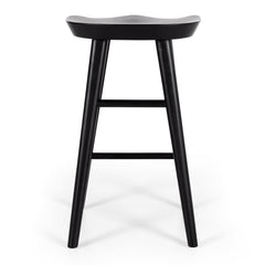 Fuji Bar Stool - Black Oak