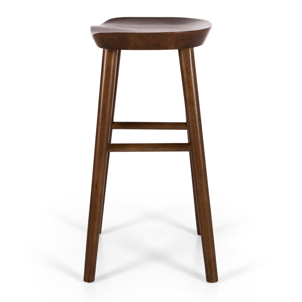 Fuji Bar Stool - Deep Oak