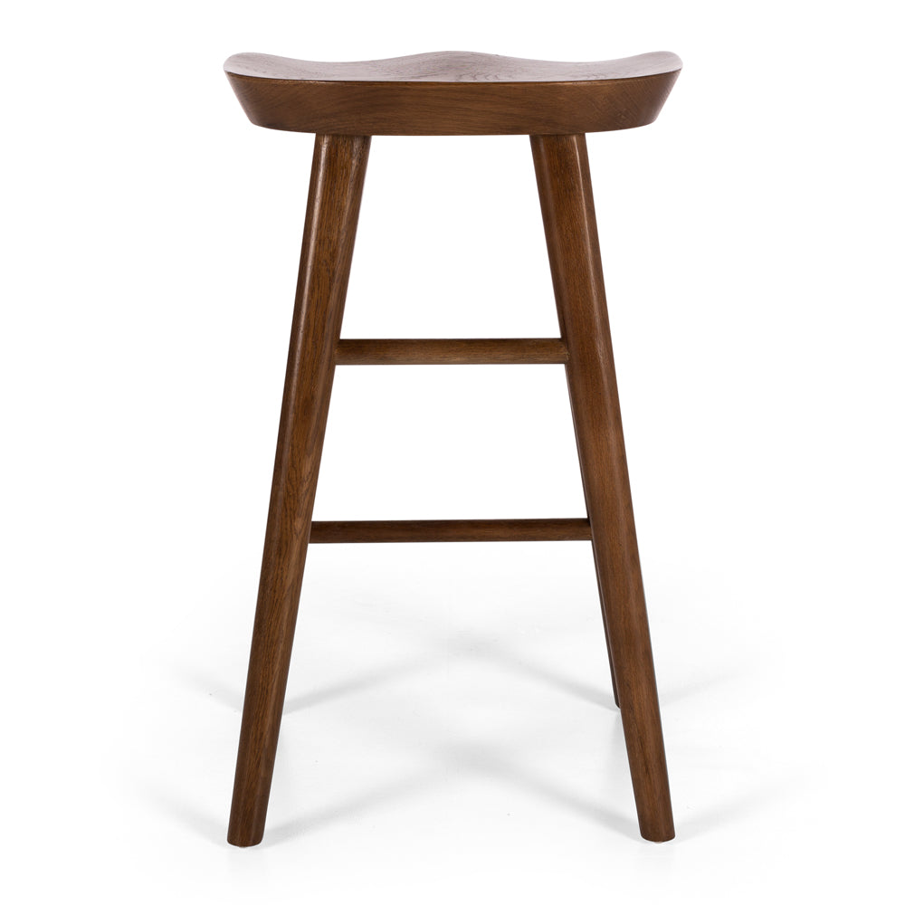 Fuji Bar Stool - Deep Oak
