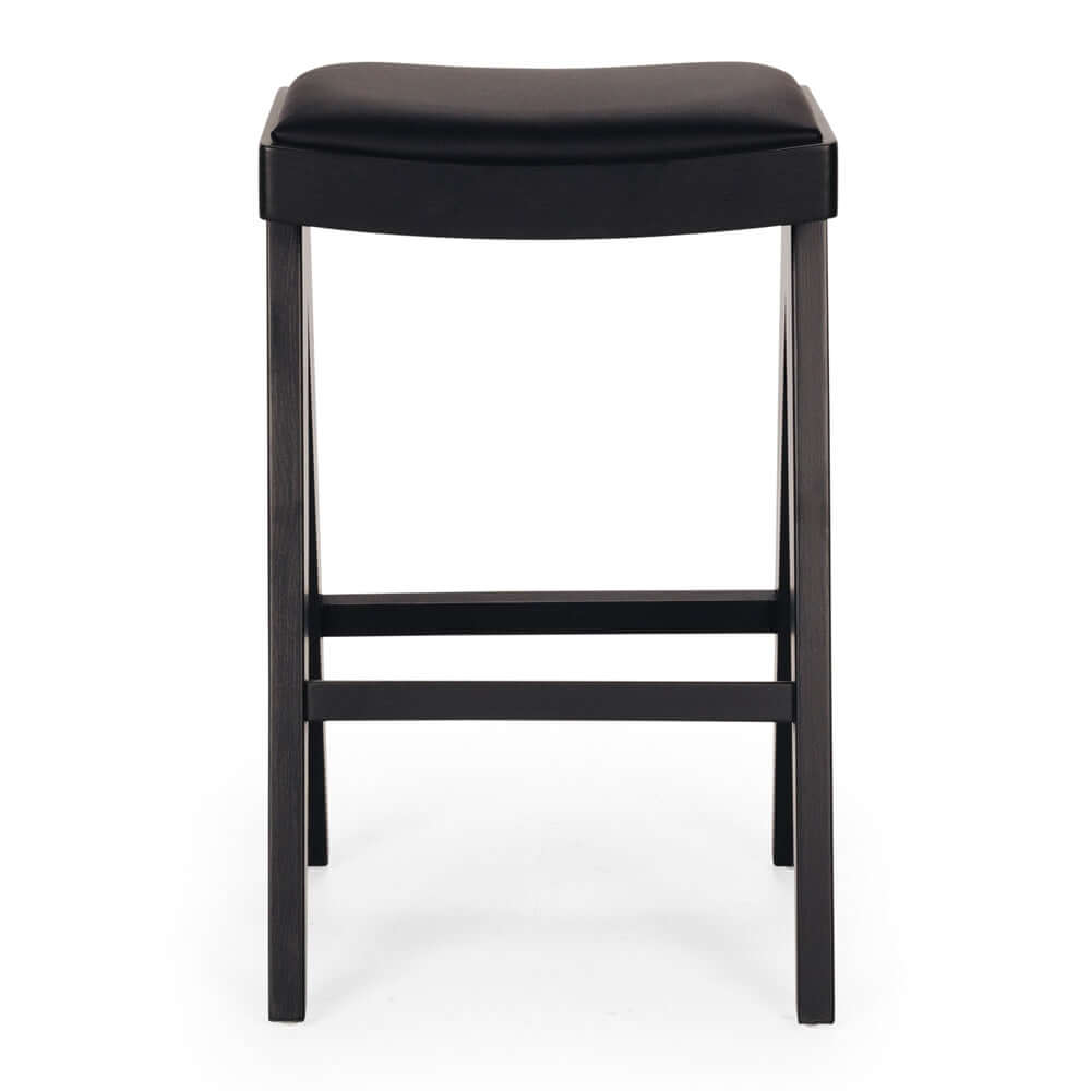 Palma Bar Stool - Black Oak / PU