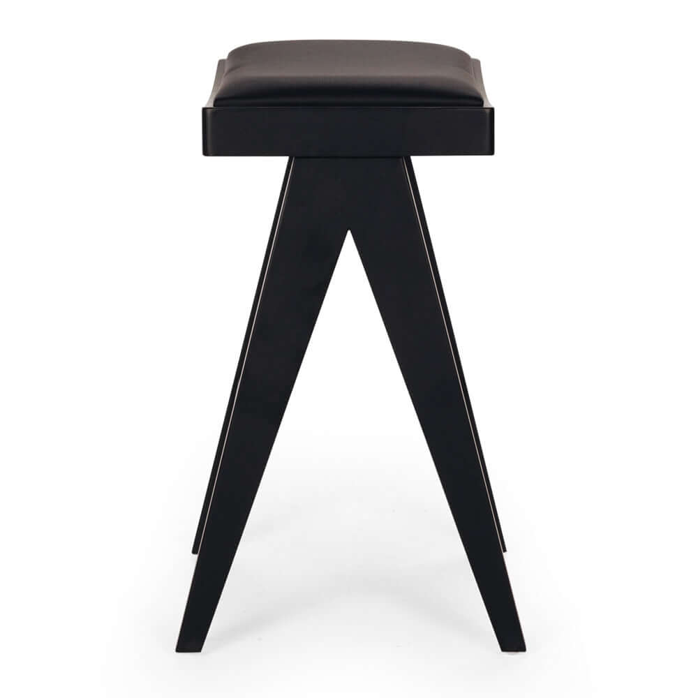 Palma Bar Stool - Black Oak / PU