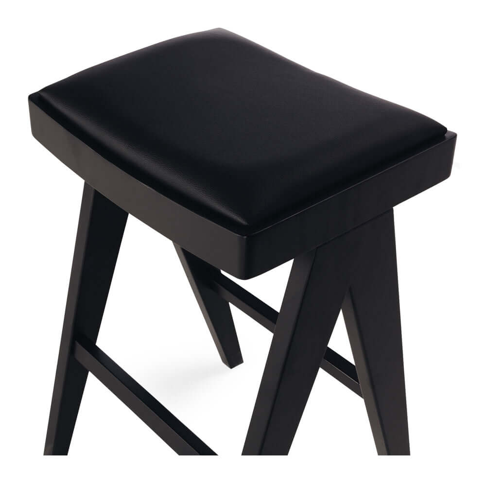 Palma Bar Stool - Black Oak / PU
