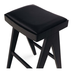 Palma Bar Stool - Black Oak / PU