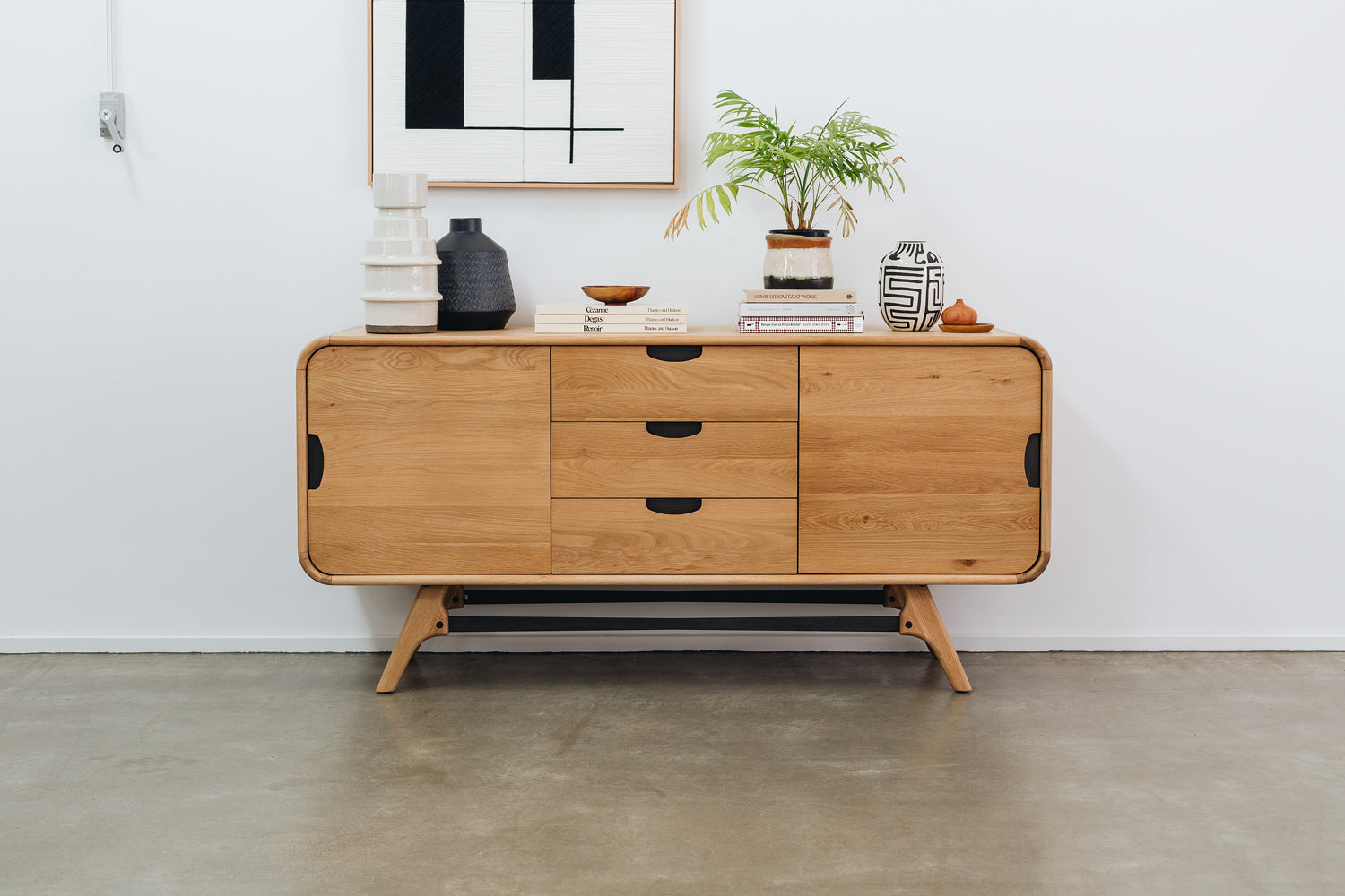 Flow Oak Sideboard