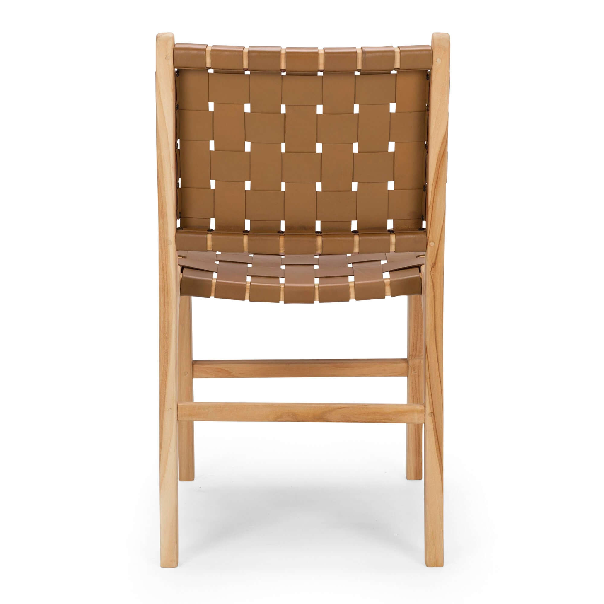 Indo Dining Chair - Saddle Brown