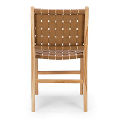 Indo Dining Chair - Saddle Brown