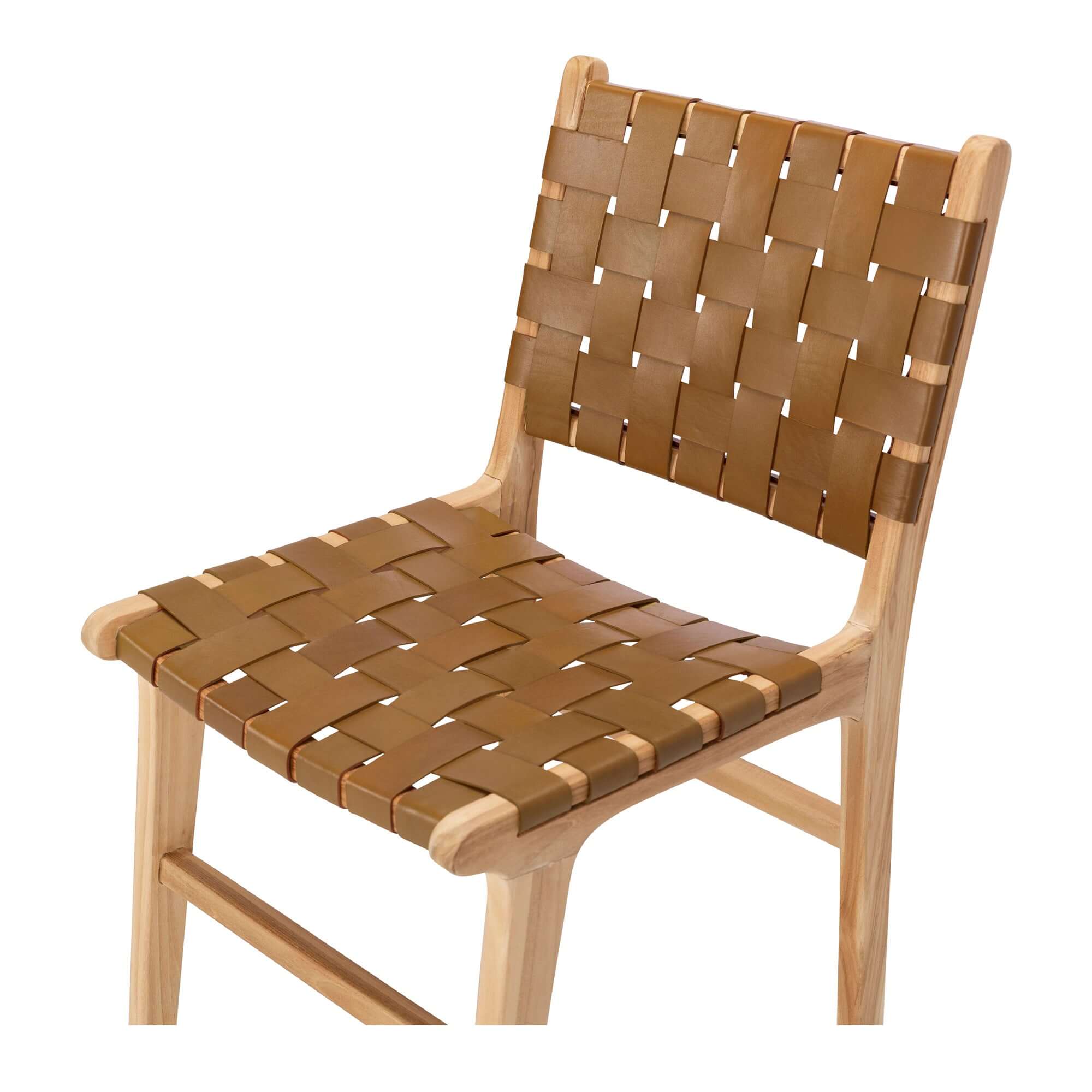 Indo Dining Chair - Saddle Brown