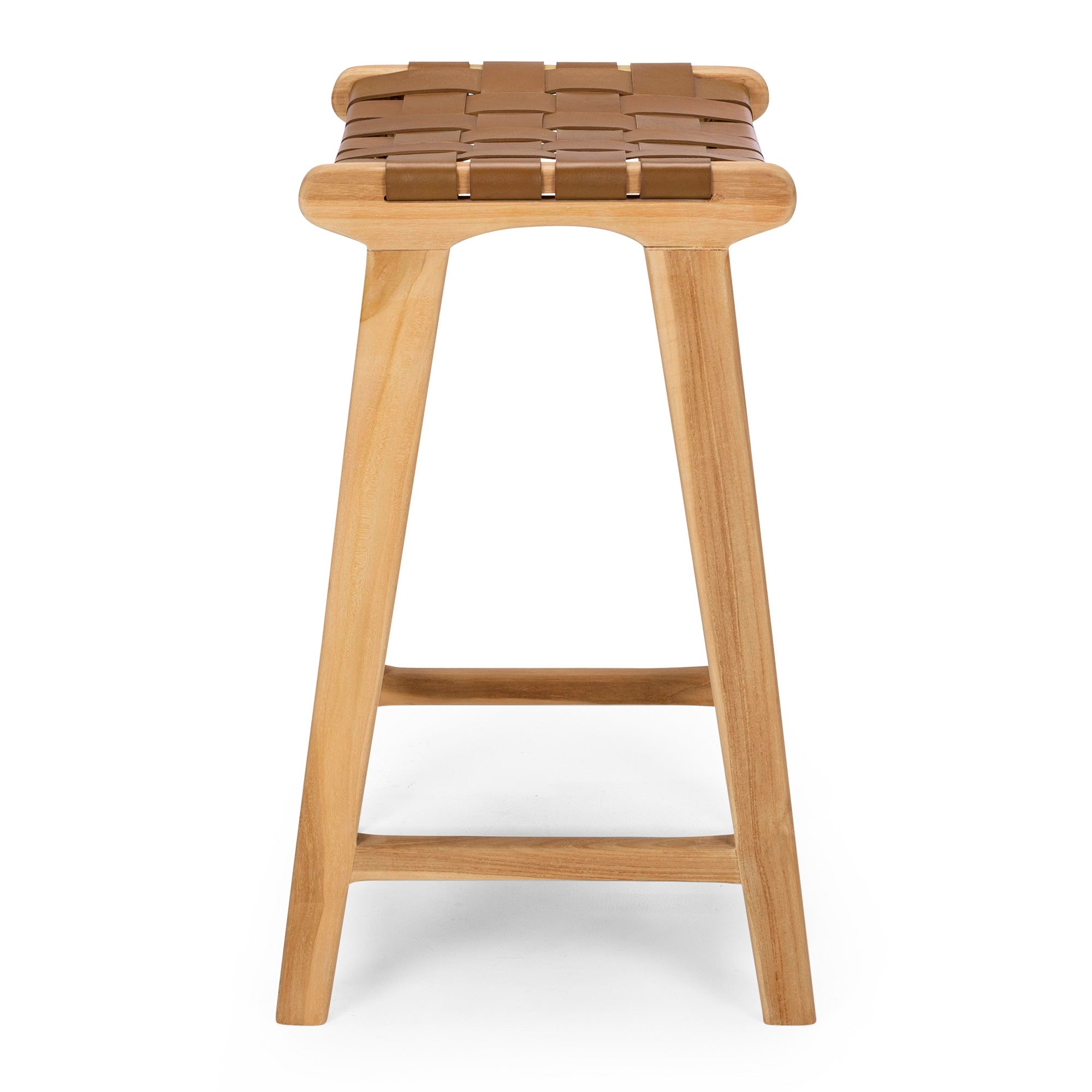 Indo Bar Stool - Saddle Brown
