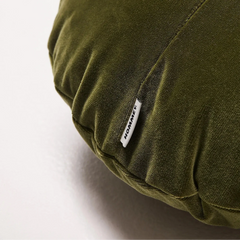 Junior Velvet - Olive Cushion