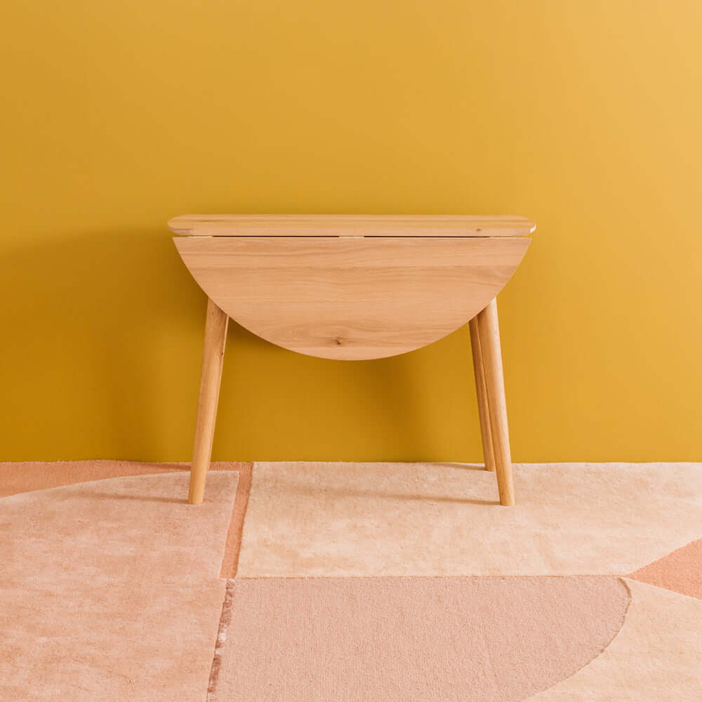 Nordik Round Drop-leaf Dining Table