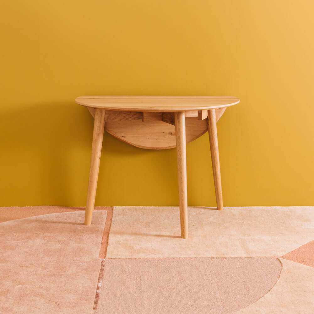 Nordik Round Drop-leaf Dining Table
