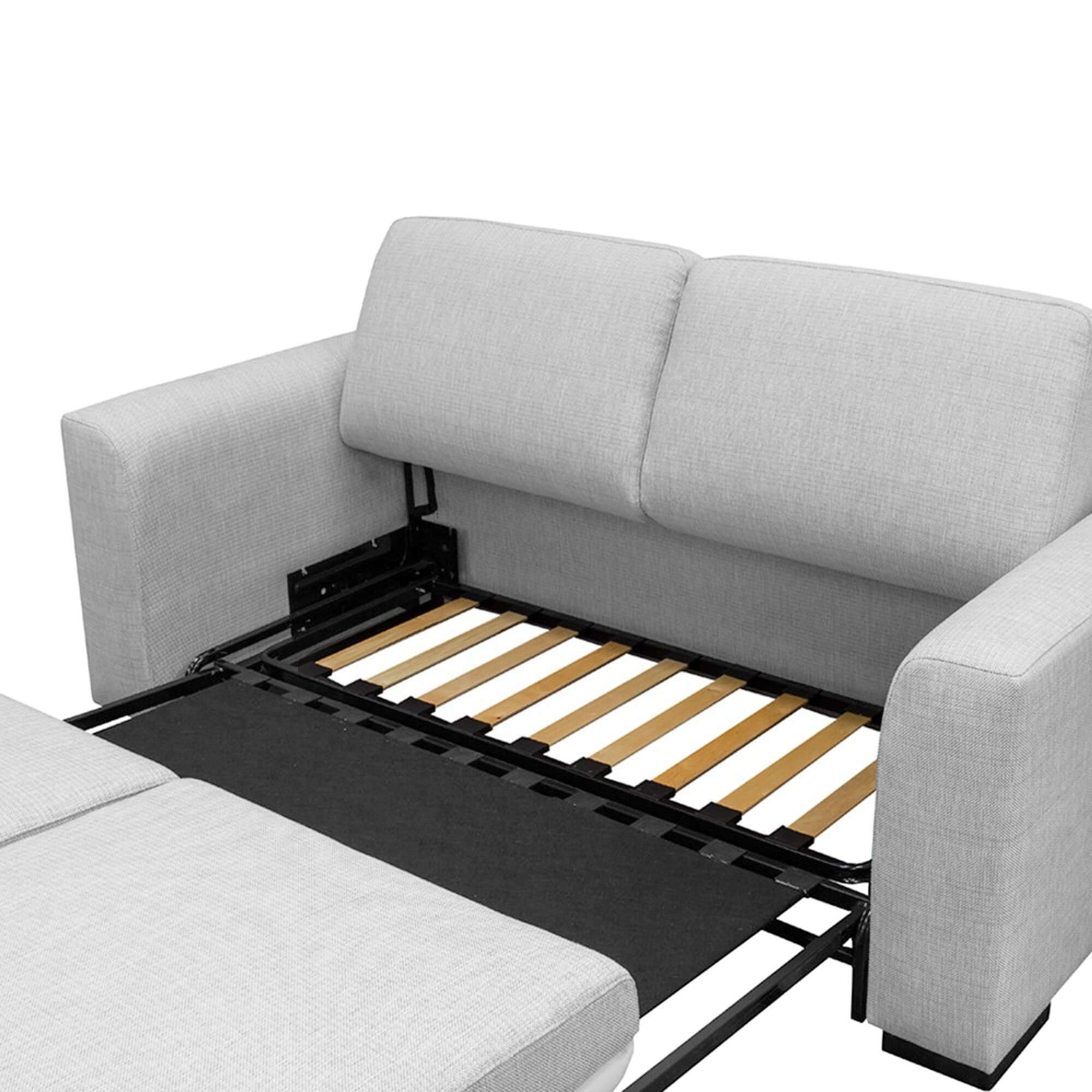 Optimus Queen Sofa Bed Light Grey