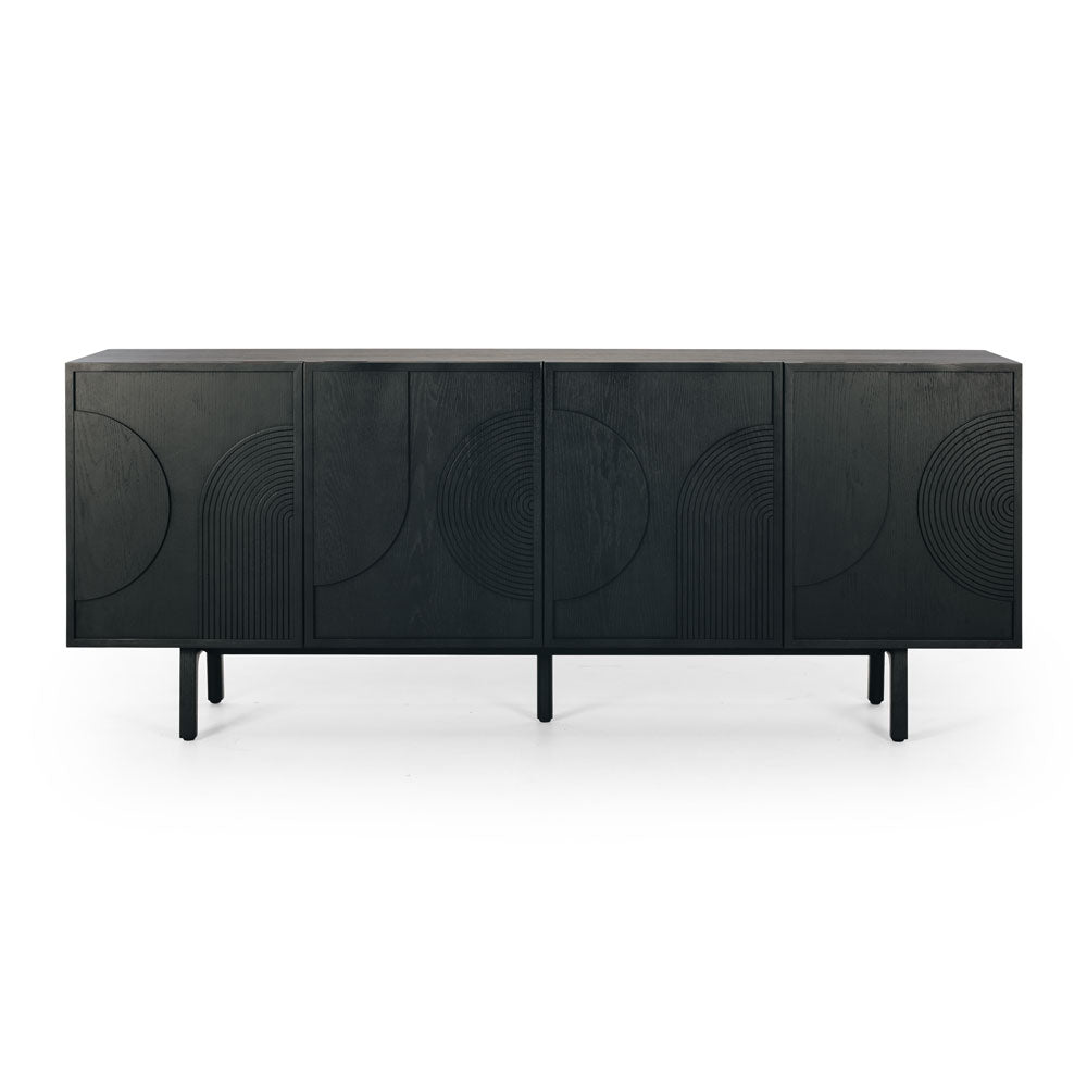 Arc Black Sideboard