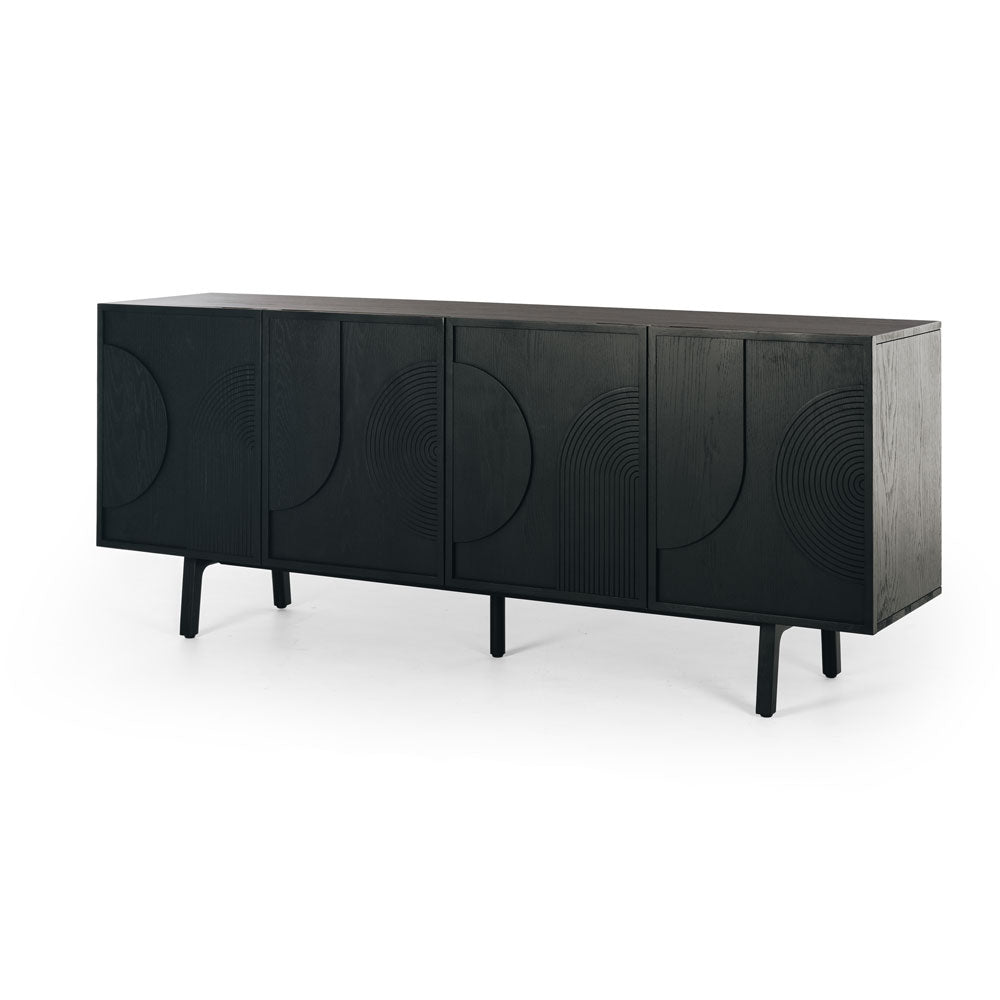 Arc Black Sideboard